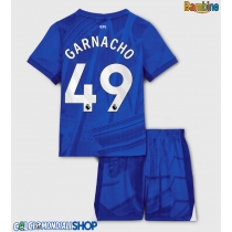 Maglie da calcio Chelsea Alejandro Garnacho #49 Prima Maglia Bambino 2025-26 Manica Corta + Pantaloni corti)